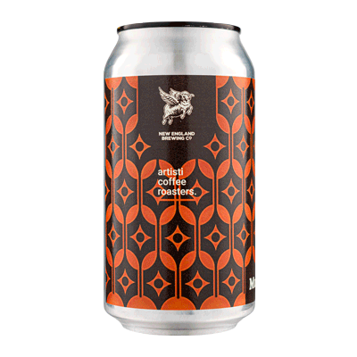 New England Mugachino Milk Coffee Stout 375ml Can Craft Beer New England Brewing Co.