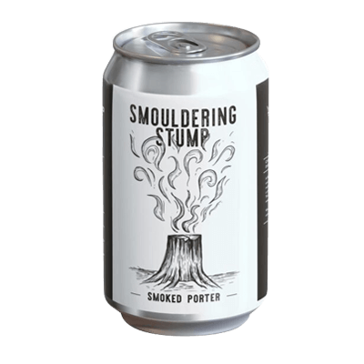 New England Smouldering Stump Smoked Porter 375ml Can Craft Beer New England Brewing Co.