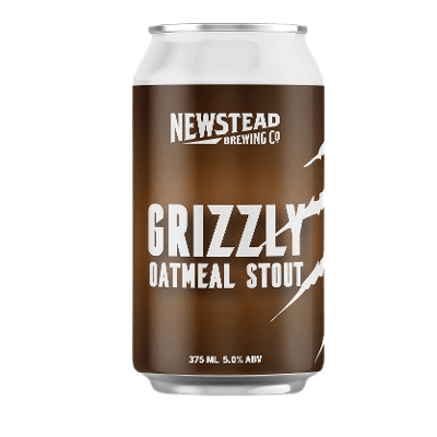 Newstead Grizzly Oatmeal Stout 375ml Can Craft Beer Newstead Brewing