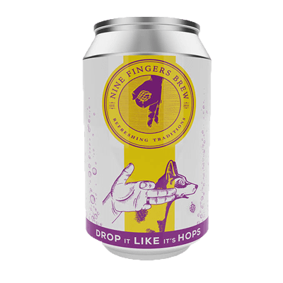 Nine Fingers Drop It Like It's Hops Craft Beer Nine Fingers Brew