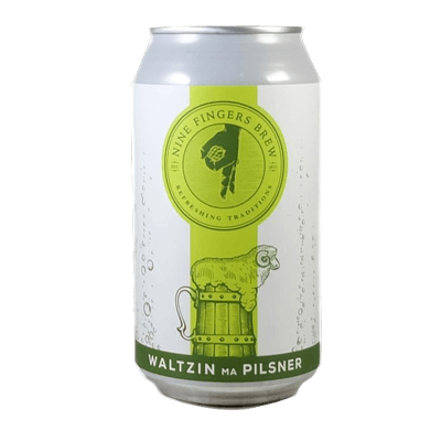 Nine Fingers Waltzin Ma Pilsner Nine Fingers Brew