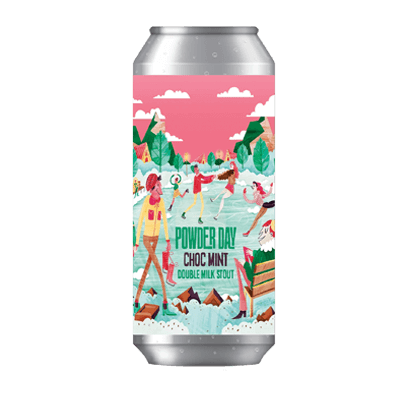 Nomad Powder Day Choc Mint Double Milk Stout 440ml Can Craft Beer Nomad Brewing Co.