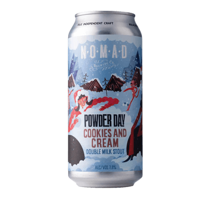 Nomad Powder Day Cookies & Cream Imperial Stout 440ml Can Craft Beer Nomad Brewing Co.