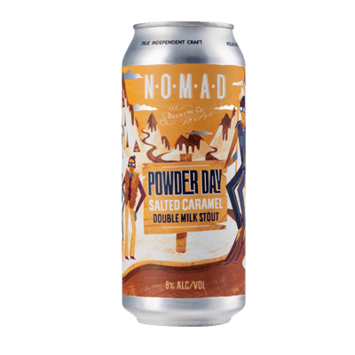 Nomad Powder Day Salted Caramel Imperial Milk Stout Craft Beer Nomad Brewing Co.