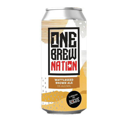 Nomad/ Rogue One Brew Nation Wattleseed Brown Ale Craft Beer Nomad Brewing Co.