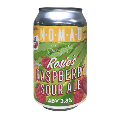 Nomad Rosie's Raspberry Sour Ale Craft Beer Nomad Brewing Co.