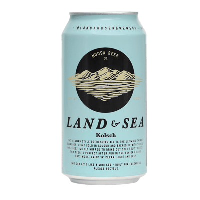 Noosa Beer Land & Sea Kolsch Craft Beer Land & Sea Brewery: The Noosa Beer Company