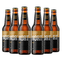 Nort Non Alcoholic Stout 330ml Pack of 6 Sans Drinks Bundle Beer Cartel