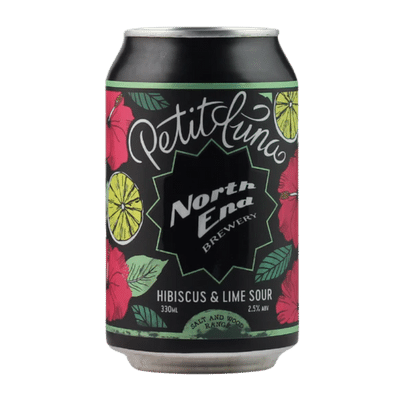 North End Salt and Wood Petit Luna Hibiscus & Lime Sour Ale 330ml Can Craft Beer North End Brewing Co