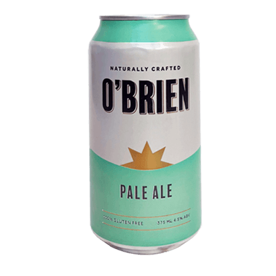 O'Brien Gluten Free Pale Ale 375ml Can Craft Beer O'Brien Brewing