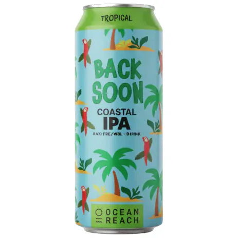 Ocean Reach Back Soon Coastal IPA 500ml Can Craft Beer Ocean Reach