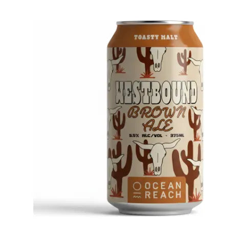 Ocean Reach Brown Ale West Bound 375ml Can Craft Beer Ocean Reach