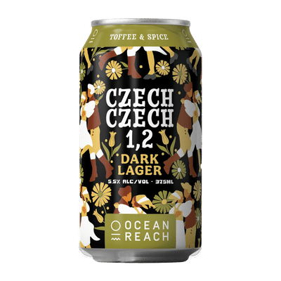 Ocean Reach Czech Czech 1,2 Dark Lager 375ml Can Craft Beer Ocean Reach Brewing