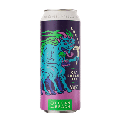 Ocean Reach Lucky 7 Oat Cream IPA 500ml Can Craft Beer Ocean Reach Brewing
