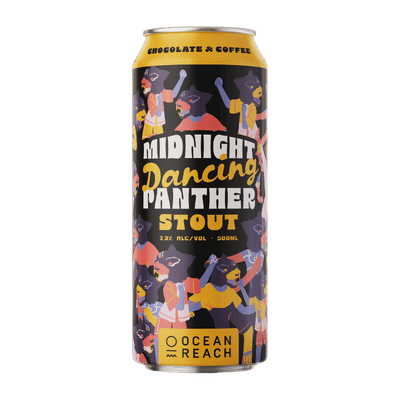 Ocean Reach Midnight Dancing Panther Stout 500ml Can Craft Beer Ocean Reach Brewing