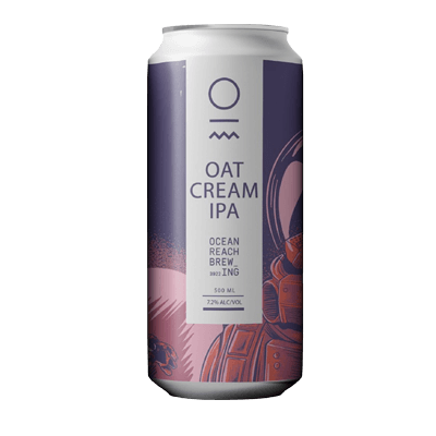Ocean Reach Oat Cream IPA 500ml Can Craft Beer Ocean Reach Brewing