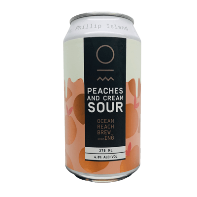 Ocean Reach Peaches and Cream Sour Craft Beer Ocean Reach Brewing