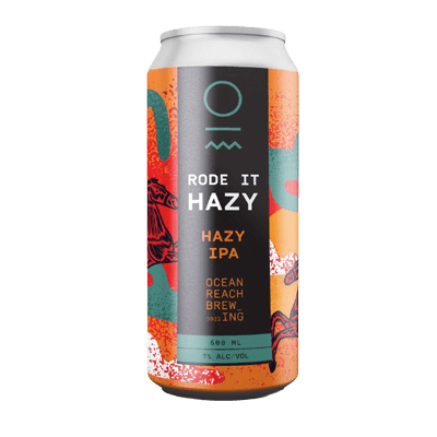 Ocean Reach Rode It Hazy IPA 500ml Can Craft Beer Ocean Reach Brewing