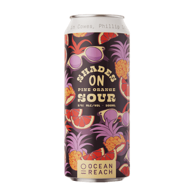 Ocean Reach Shades On Pine Orange Sour 500ml Can Craft Beer Ocean Reach Brewing