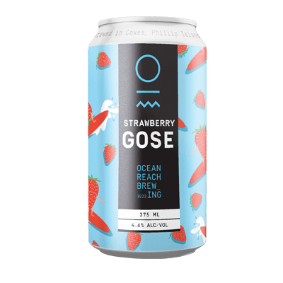 Ocean Reach Strawberry Gose 375ml Can Craft Beer Ocean Reach Brewing