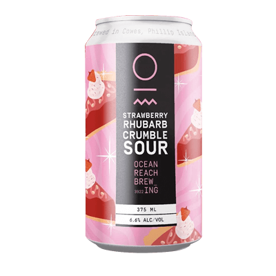 Ocean Reach Strawberry Rhubarb Crumble Sour Ale Craft Beer Ocean Reach Brewing