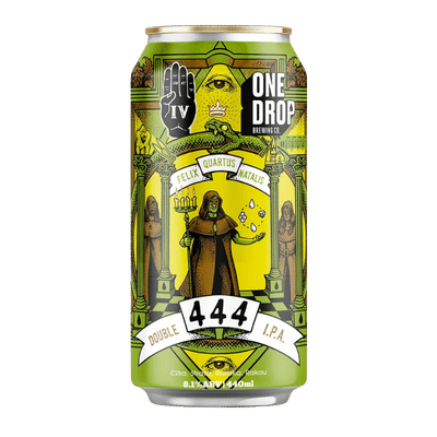 One Drop 444 Double Hazy IPA 440ml Can Craft Beer One Drop Brewing Co