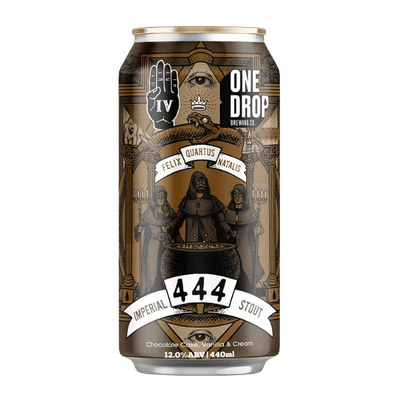 One Drop 444 Imperial Pastry Stout 440ml Can Craft Beer One Drop Brewing Co