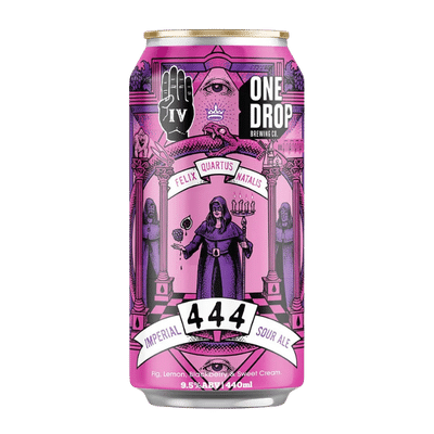 One Drop 444 Imperial Sour Ale 440ml Can Craft Beer One Drop Brewing Co