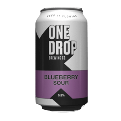 One Drop Blueberry Sour Ale Craft Beer One Drop Brewing Co