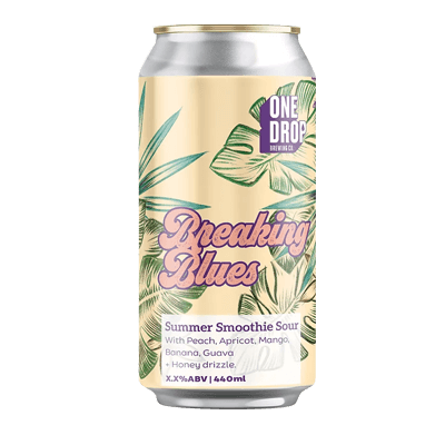 One Drop Breaking Blues Smoothie Sour 440ml Can Craft Beer One Drop Brewing Co