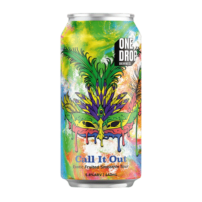 One Drop Call It Out Exotic Fruited Smoothie Sour 440ml Can Craft Beer One Drop Brewing Co