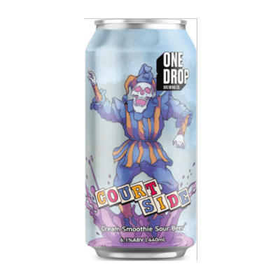 One Drop Courtside Smoothie Cream Sour Ale 440ml Can Craft Beer One Drop