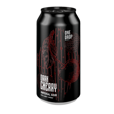 One Drop Dark Cherry Imperial Sour Craft Beer One Drop Brewing Co