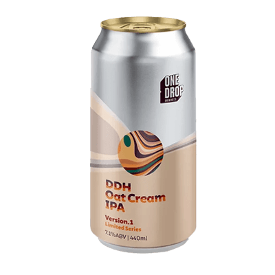 One Drop DDH Oat Cream IPA Single Craft Beer One Drop Brewing Co