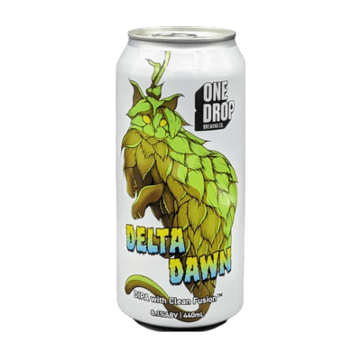 One Drop Delta Dawn DIPA with Clean Fusion 440ml Can Craft Beer One Drop