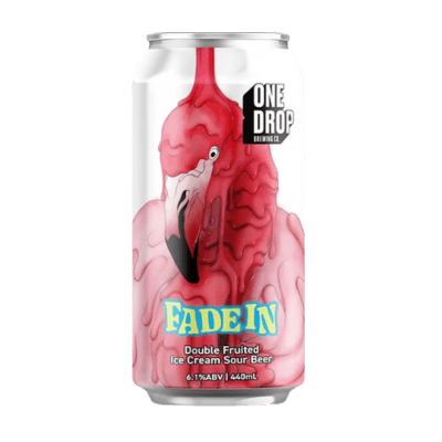 One Drop Fade In Double Fruited Ice Cream Sour 440ml Can Craft Beer One Drop