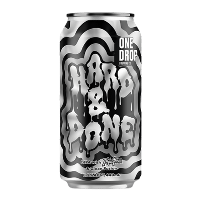 One Drop Hard & Done DIPA 440ml Can Craft Beer One Drop Brewing Co