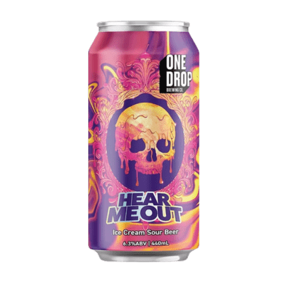 One Drop Hear Me Out Ice Cream Sour 440ml Can Craft Beer One Drop