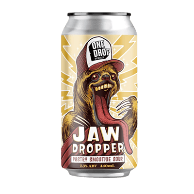 One Drop Jaw Dropper Fruited Smoothie Sour 440ml Can Craft Beer One Drop Brewing Co
