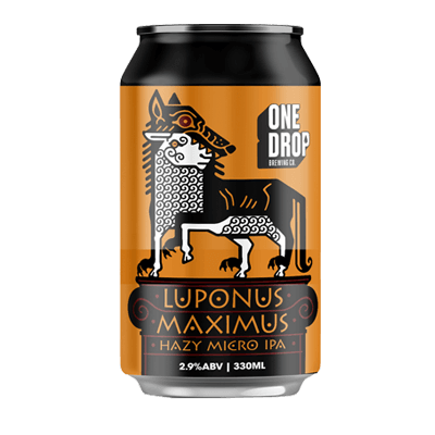 One Drop Luponus Maximus Hazy Micro IPA 330ml Can Craft Beer One Drop Brewing Co