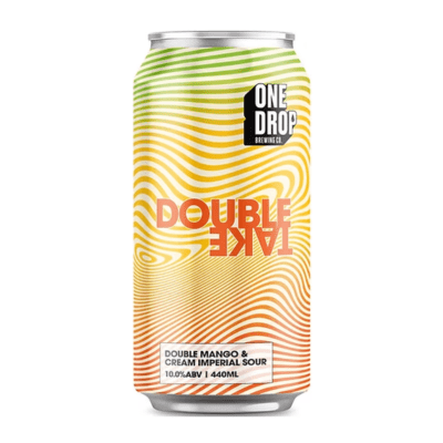 One Drop Mango & Cream Double Take Imperial Fruited Sour 440ml Can One Drop Brewing Co