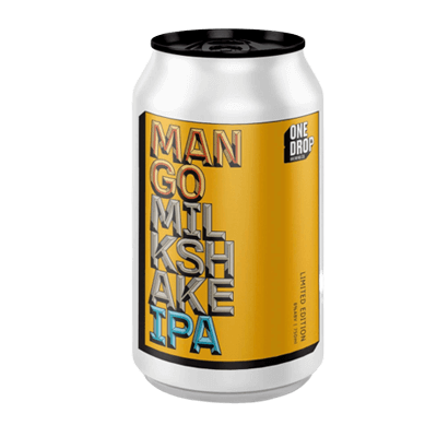 One Drop Mango Milkshake Nitro IPA Single Craft Beer One Drop Brewing Co