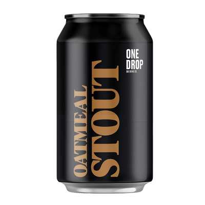 One Drop Oatmeal Stout 375ml Can Craft Beer One Drop Brewing Co