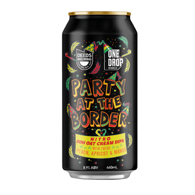 One Drop Party At the Border Nitro DDH Oat Cream DIPA Single Craft Beer One Drop Brewing Co