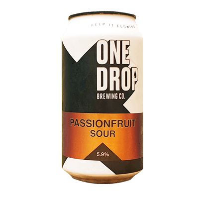 One Drop Passionfruit Sour Ale Craft Beer One Drop Brewing Co