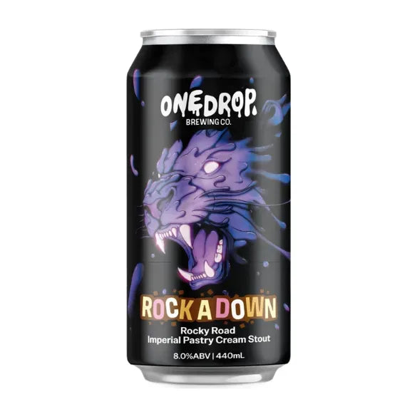 One Drop Rock a Down Stout 440ml Can Craft Beer One Drop