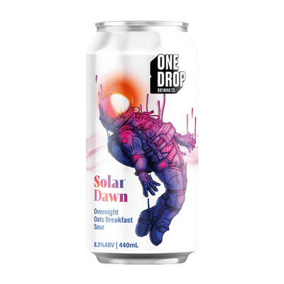 One Drop Solar Dawn Overnight Oats Breakfast Sour 440ml Can Craft Beer One Drop Brewing Co
