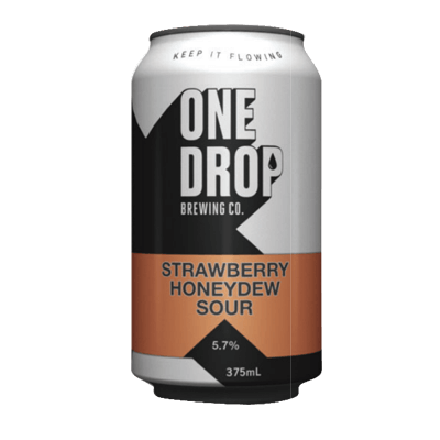 One Drop Strawberry Honeydew Sour Craft Beer One Drop Brewing Co
