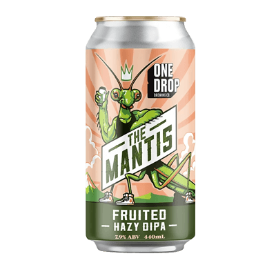 One Drop The Mantis Hazy DIPA 440ml Can Craft Beer One Drop Brewing Co