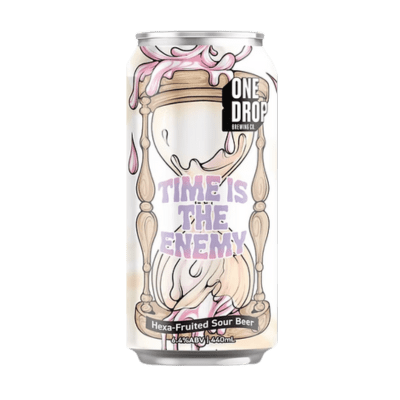 One Drop Time Is The Enemy Hexa Fruited Imperial Sour 440ml Can Craft Beer One Drop